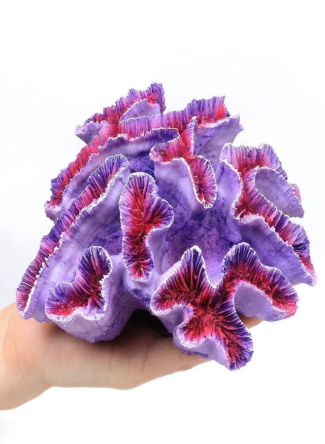 Besimple Aquarium Coral Ornaments Decor Fish Tank Plants Decoration for Aquarium Landscape,Purple - Image 2